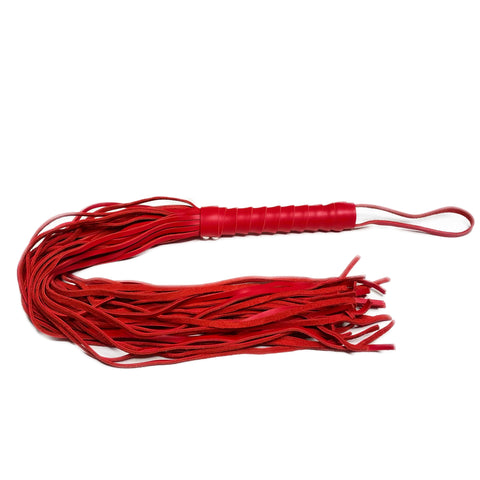 Bloody Red Leather Whip